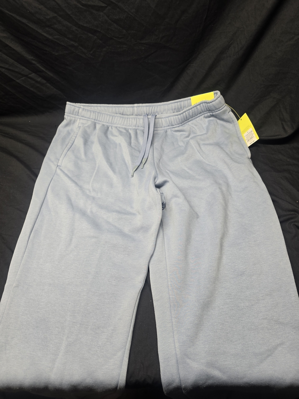 All in Motion Men's Cotton Fleece Jogger Sweatpants Light Blue Size Large